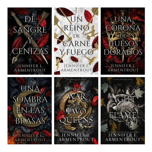 10 Libros A Elección - Saga De Sangre Cenizas