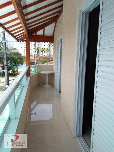 Casa Com 2 Dormitórios À Venda, 85 M² Por R$ 500.000,00 - Vila Caiçara - Praia Grande/sp - Ca0085