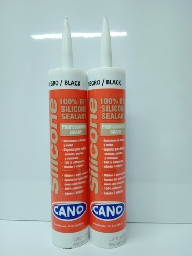 Silicon Negro 100% Profesional Resistente A Hongo