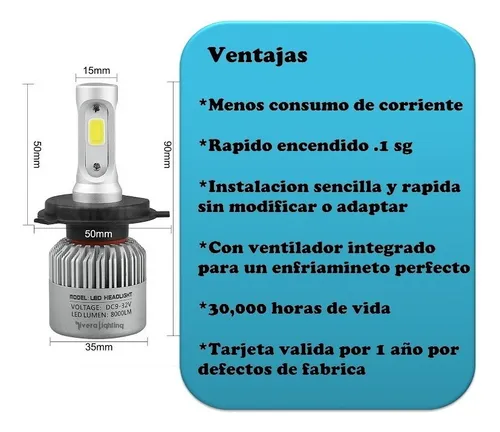 Chu Kit Luces Led Tipo Xenon Hid Niebla H11 Mazda 3 2016