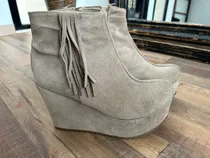 Comprar Botinetas Sarkany Emily Mujer Gamuza Flecos Tacón Alto