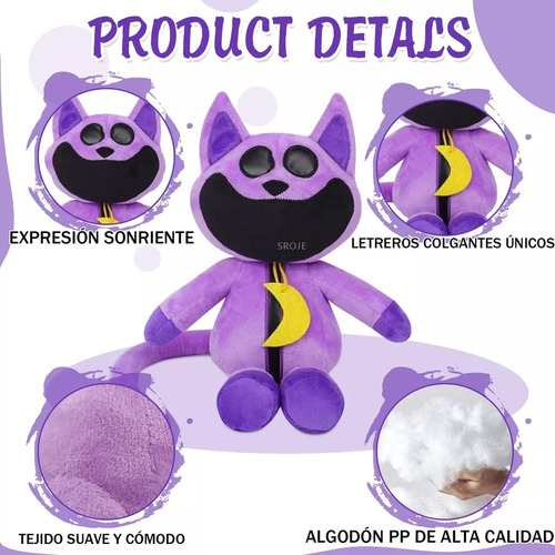 Ww Gato De Pelúcia Catnap Sriing Britters Poppy Playtime