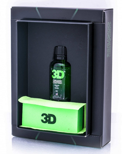 Imagen 2 de 5 de Tratamiento Cerámico Para Pintura 3d Coating 9h Kit 30ml
