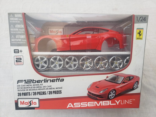 Modelo De Armar Ferrari F12berlinetta 1/24 