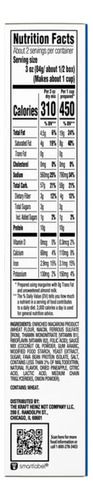 Kraft Mac N Cheese Cheddar Blanco Vegano 170g