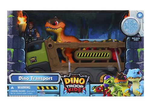 Dino Troops Kids Set Infantil Camion Transportador +2 Dinos