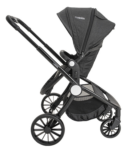 Carrinho De Bebê Moisés + Bebê Conforto + Base Preto Kiddo