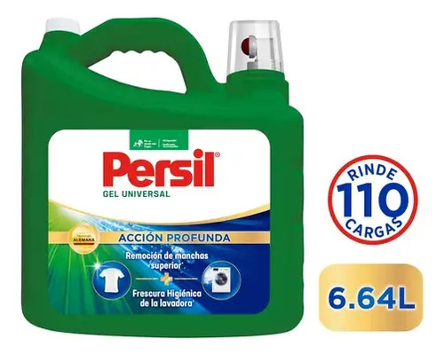 Detergente líquido Persil Universal Acción Profunda 6.64L