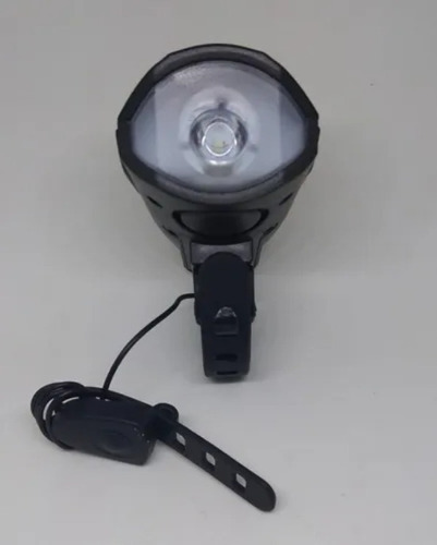 Linterna Led Para Bici Con Bocina Usa Pila