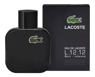 Perfume Eau De Lacoste L1212 Noir Intense 50 Ml Selo Adipec