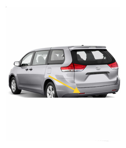 Fascia Defensa Trasera Toyota Sienna 2011-2019 Oem Usada