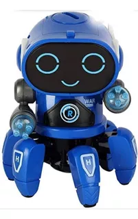 Robot Para Niños Luces Sonidos Camina Juguete Para Niños