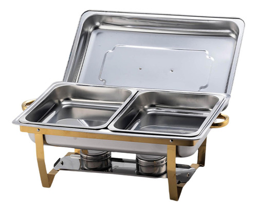 Juego De Chafer Para Buffet, Chafers Doble Rejilla
