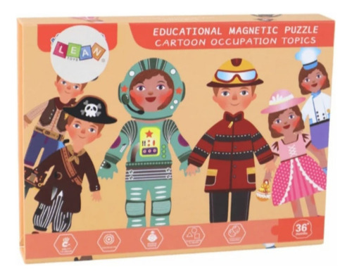 Rompecabezas De Madera Magnético Profesionales Puzzle R