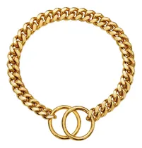 Comprar Collar Ahorcador Dorado Adiestramiento Canino Entrenamiento 