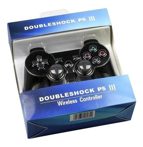 Controle Joystick Wireless Sem Fio Compatível Ps3 Preto
