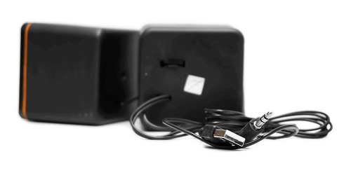 Imagem 2 de 2 de Caixa De Som Pc Notebook Hayom Km-2501 Preta 6w Rms