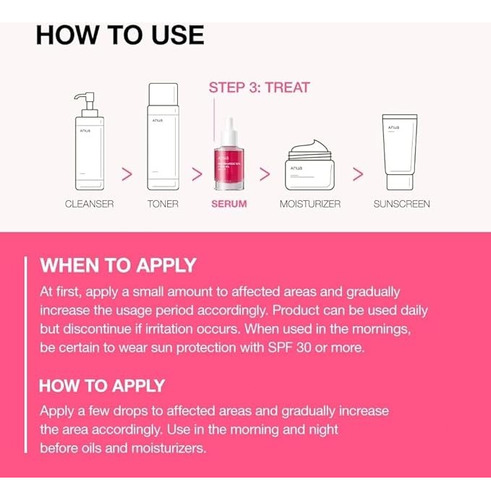 Anua Niacinamide 10% Suero Corrector De Manchas Oscuras