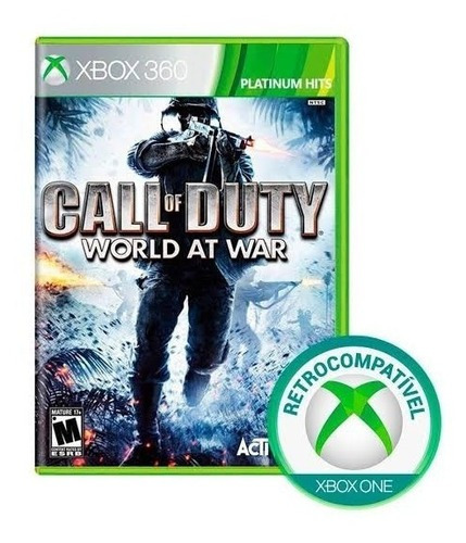 Frete10$ Call Of Duty World At War Xbox One E 360 5 Física