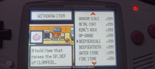 Pokémon Esmeralda (repro) De Gba+pokedex Nacional Completa. (Usado)