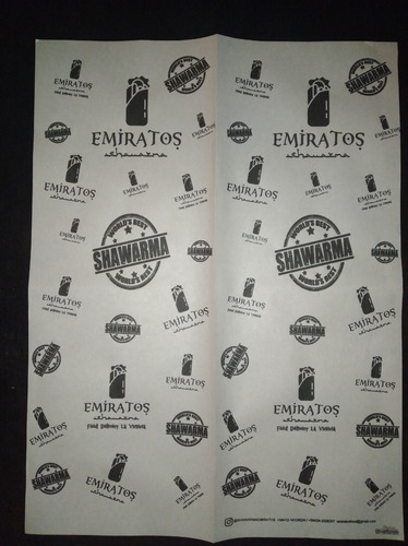 Papel Para Envolver Ropa, Comida, Hamburguesas Personalizado