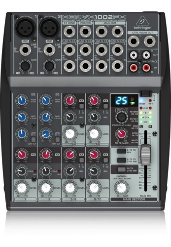 Consola Behringer Xenyx 1002fx 10 Canales Efectos Mixer