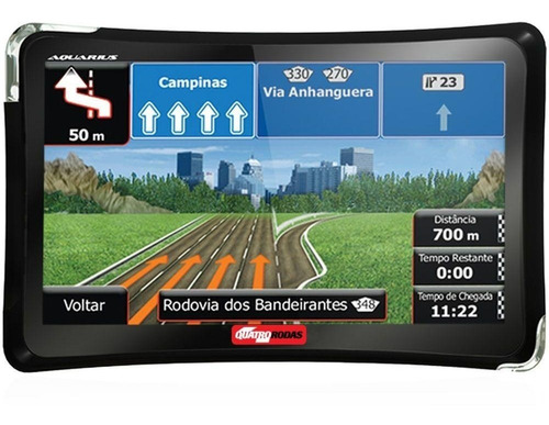 Gps Guia Quatro Rodas Aquarius 4,3  Touch Screen + Tv Usb