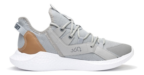 Imagen 3 de 6 de Tenis Grises Hombre Marca 360 Modelo Ottawa