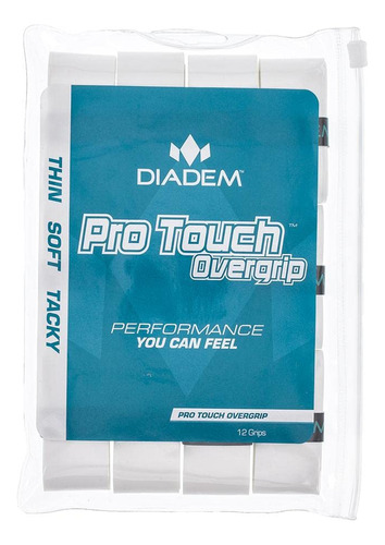 Overgrip Diadem Pro Touch Blanco 12 Unidad