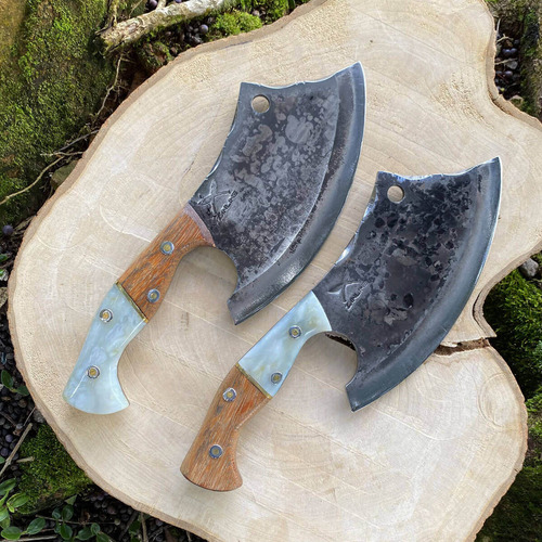 Cutelo Vikings Brut Forge 7 Aço Carbono 1070 5mm Cabo De Ma