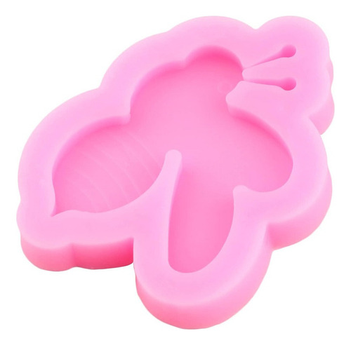 2025 6pcs Molde De Silicona Llavero Colibrí Mariposa Rana
