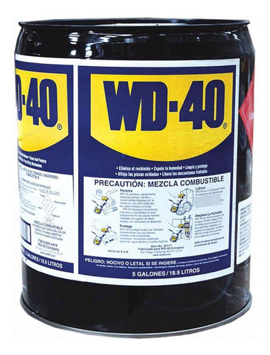 Wd-40 5 Galon/18.9 Litros