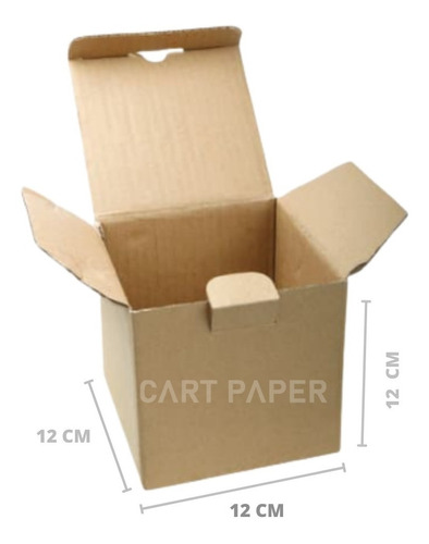 Cajas Cartón Autoarmable 12x12x12 /pack 25 Cajas/ Cart Paper