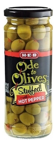 Heb Aceitunas Rellenas Pimiento Picante En Frasco 283g