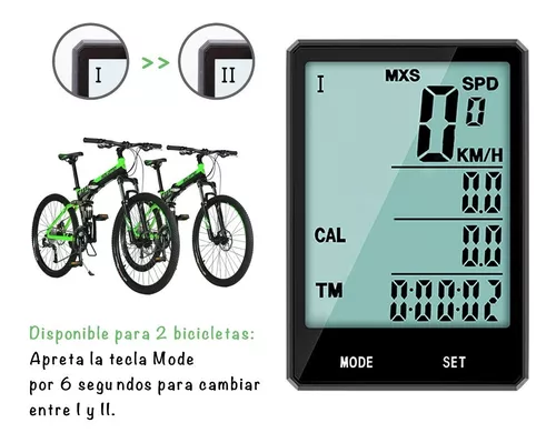 Velocímetro Inalámbrico Con Cuentakilómetros. Bicicletas. 2. –