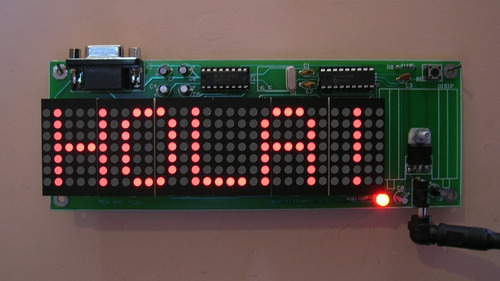 Matriz De Leds 7x30 Mini Panel Display Anuncio Publicitario