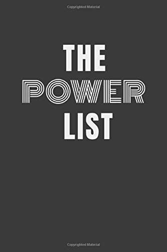 Libro: The Power List - Daily Planner To Change Your Life: T