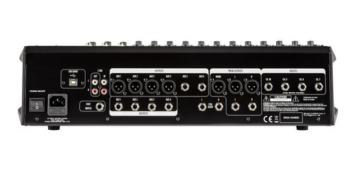 Mesa De Som Rcf E16 C/ Efeitos Z Core Dsp Nova Lacrada