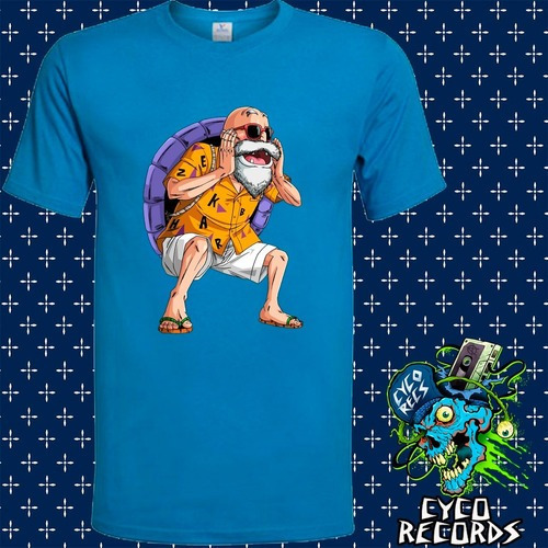 Maestro Roshi - Celeste - Animacion - Polera- Cyco Records