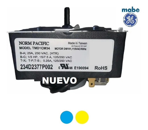 234d2377p002 Timer G.e Ge We04x25281  Norm Pacific Tmd1cm34 