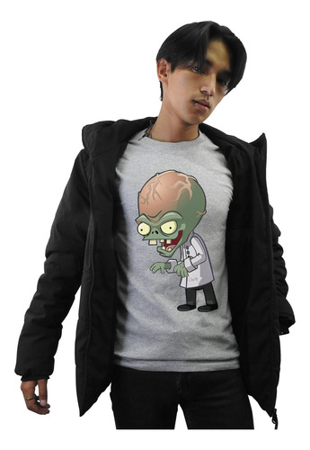 Panda Gris Playera De Dr Zomboss Plantas Vs Zombies