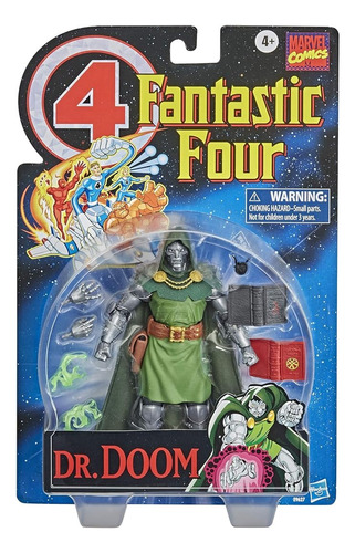 Figura De Acción Marvel Comics Fantastic Four Dr. Doom +3