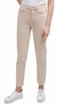 Calvin Klein Jeans P/dama High-rise Skinny Ankle Khaki