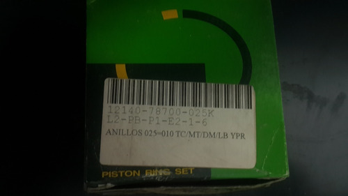 Anillos Piston Daewoo Tico Matiz 0.8 Damas Labo 010 ( 0.25 )