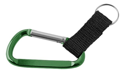Paquete De 10 Clip-gancho Metalico Color Verde