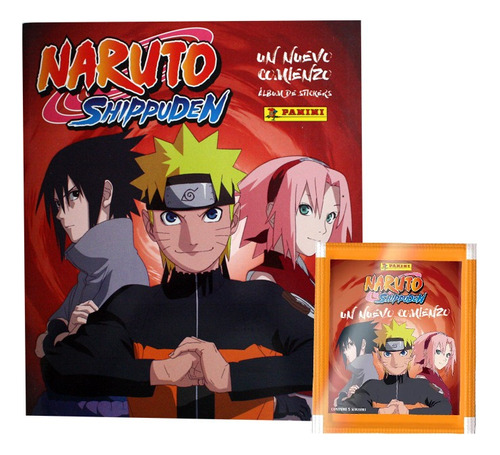 Álbum Naruto Shippuden Un Nuevo Comienzo  + 20 Sobres 