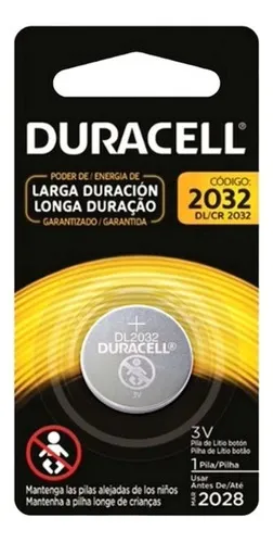Duracell CR2032 pilha moeda bateria 2032 para alarme de carro placa mãe full controle alarmes balança Botão