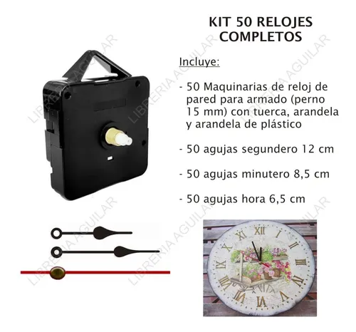 Reloj hora minuto segundo hotsell