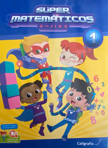 Imagen 2 de 4 de Super Matematicos 1 Caligrafix Última Edicion