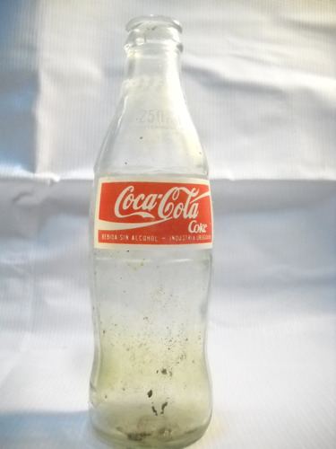 Botella Coca Cola 250 Ml. Vidrio Antigua